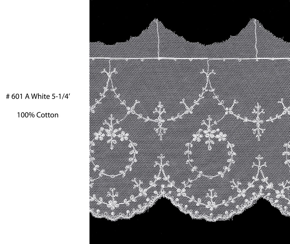 #601A Ivory 5-1/4″ (13 cm) 100% Cotton